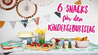 Kindergeburtstag Essen 6 Ideen für Partysnacks Eng Subtitles [upl. by Zimmer]