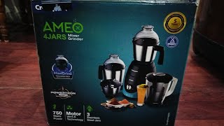 Crompton Ameo mixer grinder unboxing [upl. by Sura]