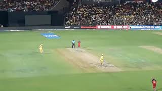 RCB vs CSK IPL 2019 last 4 balls Dhoni betting [upl. by Algy]