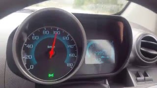 Beschleuinigung Chevrolet Spark 10 acceleration 0130 kmh [upl. by Queri445]