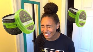 Macadamia Deep Hair Repair Mask for finedry hair A Demo amp Review [upl. by Tabby]