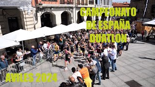 Campeonato de España de Duatlon Masculino  Avilés 2024 [upl. by Shirleen]