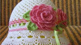 Летние детские шляпы крючком Summer Crocheted Baby Hats Ամառային մանկական գլխարկներ հելունով [upl. by Grew938]