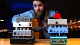 Pickups Preamps amp Pedals with Acoustic Guitar [upl. by Okiruy]