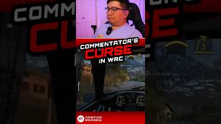 The commentators curse strikes in WRC 🤬CreatorSeries EA EASports [upl. by Jacquet]