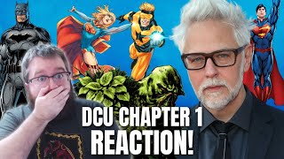 MY REACTION TO THE DCU CHAPTER 1 MOVIESTV SHOWS OMG [upl. by Ahsiadal]