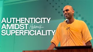 Authenticity Amidst Superficiality  SB Keshava Swami at University of California Berkeley [upl. by Yelhs]