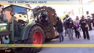 Festa SantAntonio Abate a Rocca Priora Roma [upl. by Anyaj513]