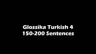 Glossika Turkish 4Lesson [upl. by Sanyu415]