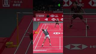 The best rally Viktor Axelsen vs Kodai Naraoka  BWF World Tour Finals 2023 Gr A shorts badminton [upl. by Ulphi]