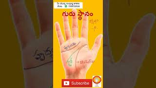 Palmistry I Shorts 030 Jathakam in Telugu chethi hasta rekhalu jyothisham Astrology Palm reading [upl. by Poland17]