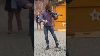 awesome performance by street violinist [upl. by Arim263]