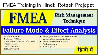 FMEA training in hindi [upl. by Anitsyrhc]