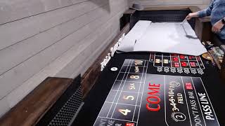 Testing Underlayment Craps Table Underlayment [upl. by Deaner]