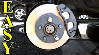 How to Replace Front Brakes Pads and Rotors [upl. by Anthiathia423]