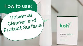 How to Universal Cleaner and Protect Surface [upl. by Hadeis584]