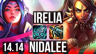 IRELIA vs NIDALEE TOP  7 solo kills 1025 Rank 10 Irelia Dominating  NA Challenger  1414 [upl. by Timrek785]