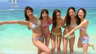 FTV  Swimwear SanAi Photosession in Guam  Sexy Bikini Beach Photo Shoot  FashionTV  FTVcom [upl. by Ynnij]