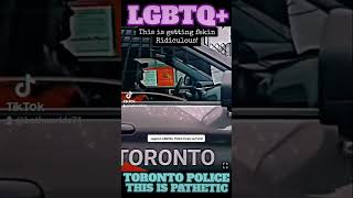 🏳️‍🌈 LGBTQ Police Car in Toronto Canada This is getting Stupid shorts funny viral trending [upl. by Sices61]