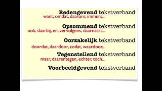 Signaalwoorden en tekstverbanden [upl. by Corneille]