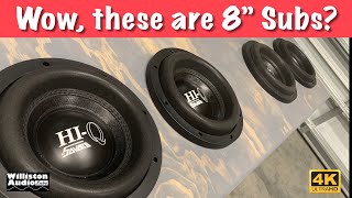 Savard HiQ 8” Subs in Custom Box 4K [upl. by Aettam]