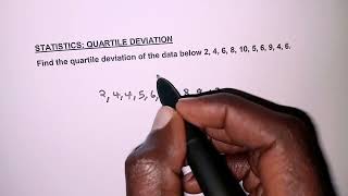 Quartile deviation ungrouped data [upl. by Fifine]