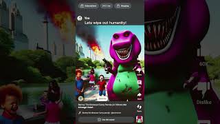 barney evil Barney animation [upl. by Nawtna]