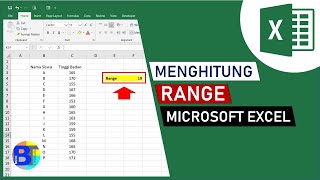 Cara Menghitung RANGE di Excel  Belajar Statistik Excel [upl. by Lebatsirc963]