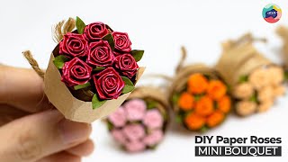 How to Make a Paper Flower Bouquet  Easy DIY Craft for All Occasions  Flower paper art diy [upl. by Igic]