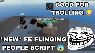 FE NEW FLING PEOPLE SCRIPT  VERY GOOD FOR TROLLING 😂  GIVEAWAY WINNERS ANNOUNCEMENT 😱 [upl. by Sane740]