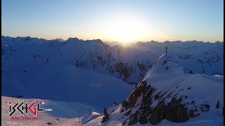 Greitspitze IschglSamnaun Sonnenuntergangsflug mit Drohne am 24032018 [upl. by Akihc]