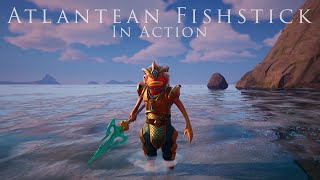 FORTNITE ATLANTEAN FISHSTICK GAMEPLAY [upl. by Orsa470]