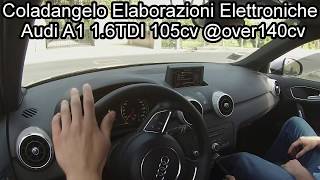 Elaborazione Audi A1 16 tdi 105cv  ​ COLADANGELO REMAPS® [upl. by Zilvia]