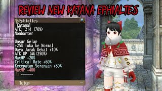 Review New Katana Ephialtes With Katana AGI  Toram Online [upl. by Editha]