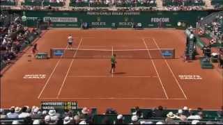 Rafael Nadal vs Marinko Matosevic  ATP Masters MonteCarlo 2013  Highlights 17042013 [upl. by Esyli]