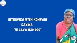 INTERVIEW  Kokwani Mavhayivhayi  Dayina vari va lava R20 000 ka Benny Mayengani [upl. by Herculie827]