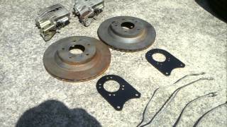 Rear Disc Brake Conversion Kit Staggered Shocks [upl. by Ruthven]