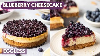 No Bake Blueberry Cheesecake [upl. by Nesyrb]