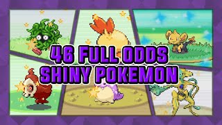 46 LIVE Full Odds Shiny Pokemon  2022 Compilation [upl. by Irahcaz]