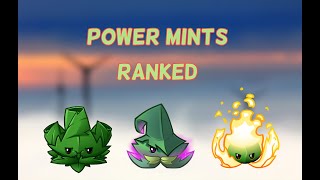 Every Power Mint Ranked From WORST To BEST  Plants VS Zombies 2 [upl. by Eimarej679]