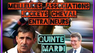 QUINTE demain mardi 08 octobre 2024 💲💲 MEILLEURES ASSOCIATIONS JOCKEYS CHEVAL Entraîneurs [upl. by Tdnarb9]