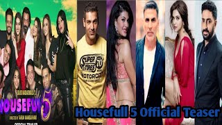 Housefull 5 Official Trailer  Akshay Kumar  Ritesh Deshmukh  Bobby Deol  Shahzada Dr Moin Akhtar [upl. by Claretta]