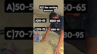 R22 gas running pressure kitna hota hai acservice hospital actechnician vlog [upl. by Giffie757]