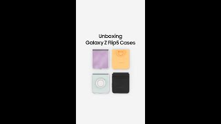 Galaxy Z Flip5 Unboxing Galaxy Z Flip5 fodral  Samsung [upl. by Eimmas19]