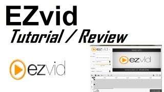 Youtube Software Series 11  Recording Software Ezvid Tutorial Ezvid Review 2013 [upl. by Nauqan]