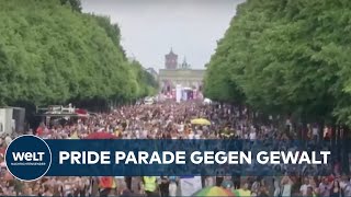 CSD IN BERLIN Strahlende Vielfalt und Stolz  QueerBeauftragter feiert 30 Jahre Freiheit [upl. by Adnimra]