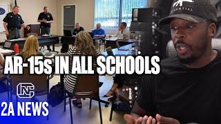 North Carolina County Putting AR15s In All Schools [upl. by Oirromed849]