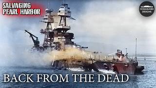 How They Salvaged Pearl Harbor The Zombie Battleship 24 [upl. by Hanonew]