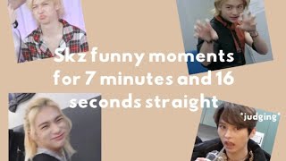 Stray Kids funny moments for 7 minutes and 16 seconds straight [upl. by Yelsna]