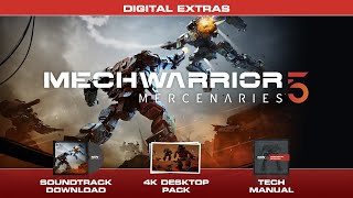 MechWarrior 5 Mercenaries MechWarrior 5 Mercenaries system requirement MW5 official trailer [upl. by Aihsyn547]